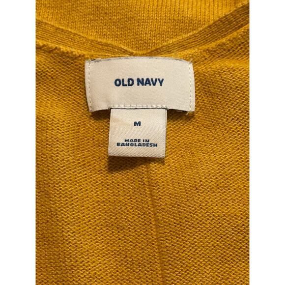 Old Navy Mustard V-Neck Long Sleeve Sweater - Picture 5 of 6